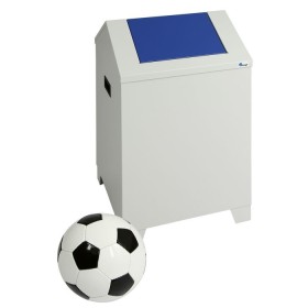Abfalltrennung PWK, RAL 7035/5010, 73 Liter