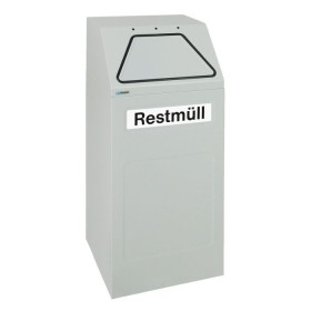 Abfalltrennung 65, RAL 7035/7035, verz. Innenbehälter, 65 Liter