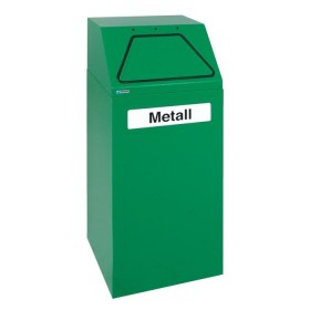 Abfalltrennung 65, RAL 6024/6024, verz. Innenbehälter, 65 Liter