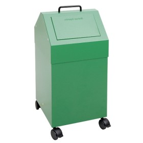 Abfalltrennung 45, fahrbar, RAL 6024/6024, 45 Ltr.