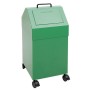 Abfalltrennung 45, fahrbar, RAL 6024/6024, 45 Ltr.