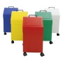 Abfalltrennung 45, fahrbar, RAL 6024/6024, 45 Ltr.