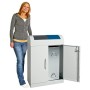 Abfalltrennung TD 2, RAL 7035/RAL 7016, RAL 5010, verz. Innenbehälter, 2x45 Liter