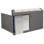 Abfalltrennung TD 4-aspect-plus-, soft-mokka/Edelstahl, verz. Innenbehälter, 4x45 Liter