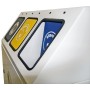Abfalltrennung Triplex, RAL 7035/RAL 7016,RAL 1003, RAL 5010, verz. Innenbehälter, 3x30 Liter