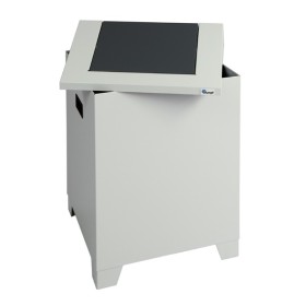 Abfalltrennung PWK, RAL 7035/7016, 73 Liter