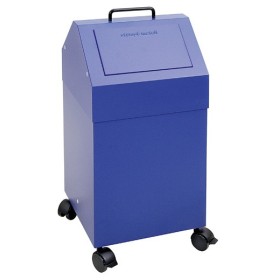 Abfalltrennung 45, fahrbar, RAL 5010/5010, 45 Ltr.