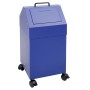 Abfalltrennung 45, fahrbar, RAL 5010/5010, 45 Ltr.