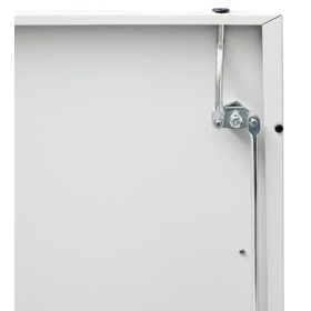 Abfalltrennung TD 1, RAL 7035/RAL 5010, verz. Innenbehälter, 1x90 Liter