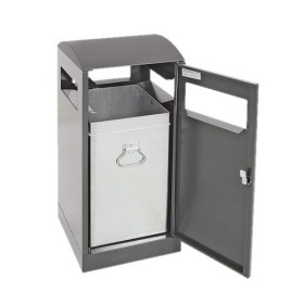 Abfalltrennung A³, anthrazitgrau/7016, verz. Innenbehälter, 40 Liter