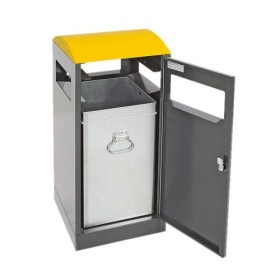 Abfalltrennung A³, anthrazitgrau/1003, verz. Innenbehälter, 40 Liter