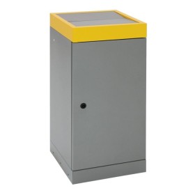 Abfalltrennung ProTec-Plus, graualu/1003, verz. Innenbehälter, 70 Liter