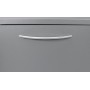 Abfalltrennung Modul-Vario 120, graualu-struktur, ProSlide-System, 120 Liter