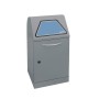 Abfalltrennung Modul-Vario 45, graualu-struktur, verz. Innenbehälter, 45 Liter