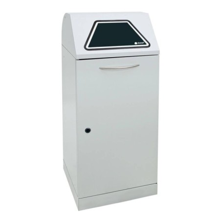Abfalltrennung Modul-Vario 120, lichtgrau, ProSlide-System, 120 Liter
