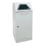 Abfalltrennung Modul-Vario 120, lichtgrau, ProSlide-System, 120 Liter