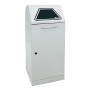 Abfalltrennung Modul-Vario 120, lichtgrau, ProSlide-System, 120 Liter