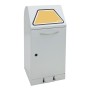 Abfalltrennung Modul-Vario 60, lichtgrau, ProSlide-System, 60 Liter, Trethebel