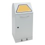 Abfalltrennung Modul-Vario 60, lichtgrau, ProSlide-System, 60 Liter, Trethebel