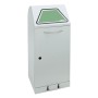 Abfalltrennung Modul-Vario 75, lichtgrau, ProSlide-System, 75 Liter, Trethebel
