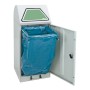 Abfalltrennung Modul-Vario 75, lichtgrau, ProSlide-System, 75 Liter, Trethebel