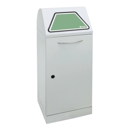 Abfalltrennung Modul-Vario 75, lichtgrau, ProSlide-System, 75 Liter