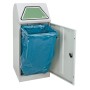 Abfalltrennung Modul-Vario 75, lichtgrau, ProSlide-System, 75 Liter