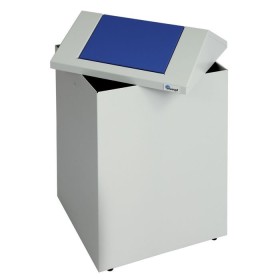Abfalltrennung PWK, RAL 7035/5010, 45 Liter