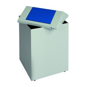 Abfalltrennung PWK, RAL 7035/5010, 45 Liter