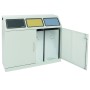 Abfalltrennung Flex-M-3fach-Sammelstation