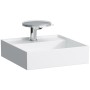 LAUFEN Kartell Handwaschbecken 46 x 46 cm mit 1 Hahnloch