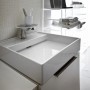 LAUFEN Kartell Handwaschbecken 46 x 46 cm mit 1 Hahnloch