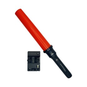 YEDI Stablampe rot mit Ladestation