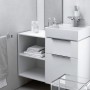 LAUFEN Kartell Handwaschbecken 46 x 46 cm mit 1 Hahnloch