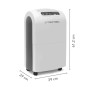 TROTEC Komfort Luftentfeuchter TTK 100 E (max. 30 L/24h), für Räume bis 230 m³/90 m²