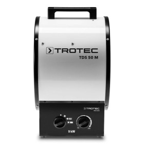 Chauffage soufflant en céramique TROTEC TDS 50 M avec 9 kW 2 niveaux de chauffage plus une fonction air froid séparée