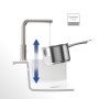 Villeroy & Boch Modern Steel Einhebel-Küchenarmatur