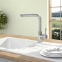 Villeroy & Boch Modern Steel Einhebel-Küchenarmatur