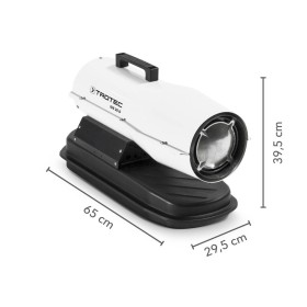 TROTEC Soufflant à mazout direct IDE 20 D Chauffage Radiateur Appareil de chauffage Chauffage au mazout 20 KW