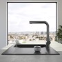 Villeroy & Boch Modern Steel Einhebel-Küchenarmatur