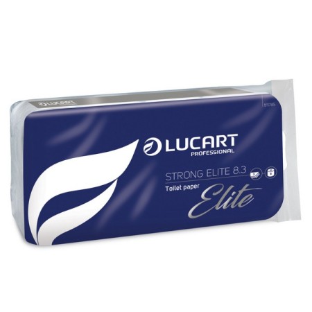 Lucart Strong Elite 8.3 Comfort Toilettenpapier Kleinrollen 72 Rollen (9 x 8)